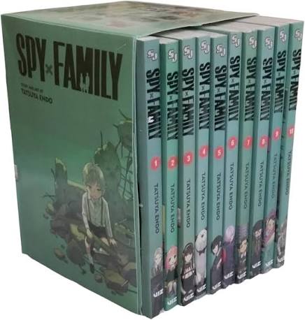 Manga Spy X Family Volumes 1 - 10 Books box Set Collection Set By Tatsuya Endo