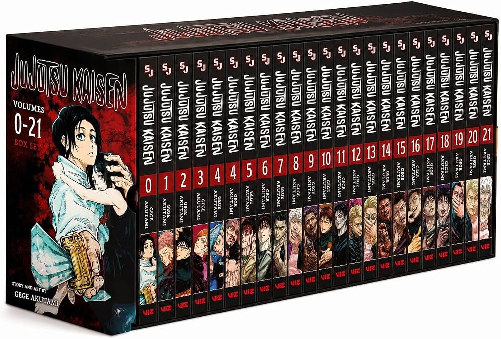 Jujutsu Kaisen Manga Box Set (Vol. 0-21) - Complete Collection Series 22 Books Set Vol 0-21 By Gege Akutami