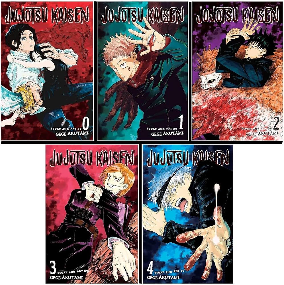 Jujutsu Kaisen Manga Box Set (Vol. 0-4) - 5 Books Collection Set (Jujutsu Kaisen books box set Vol 0-4) By Gege Akutami