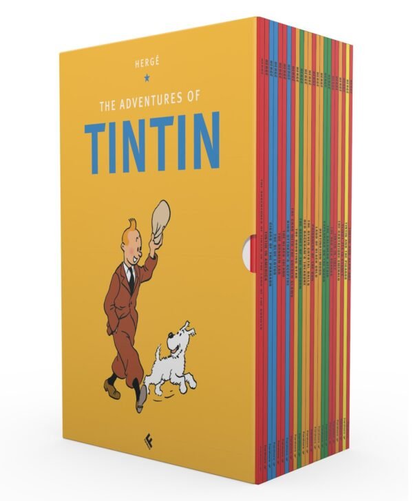 The Adventures of Tintin Books Set 23 Titles (Tintin Comics Set of 23 Books)