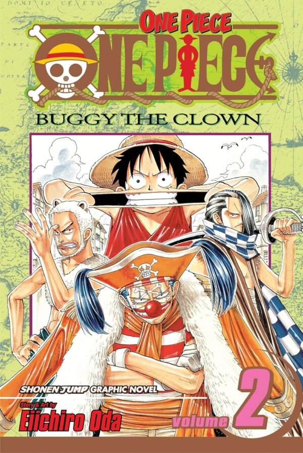 MANGA One Piece 02: Buggy the Clown: One Piece Volume 2 By – Eiichiro Oda