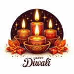 Traditional Diwali diya painting designs