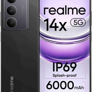 realme 14x 5G (Crystal Black, 8GB RAM, 128GB Storage)